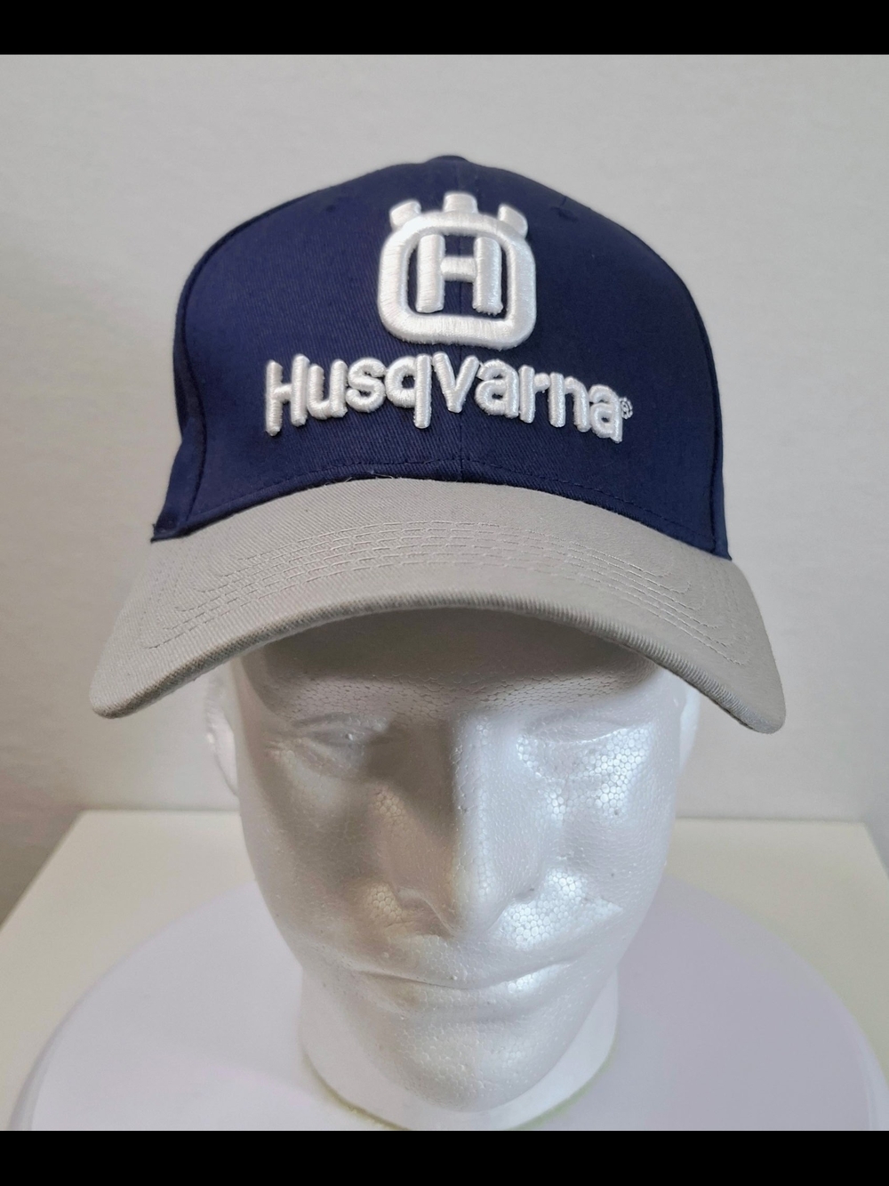 Husqvarna Navy and Light Gray Logo Baseball Cap
